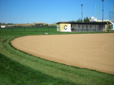 Centerville High School Softball Field - After - click to enlarge
