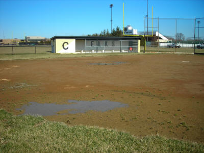 Centerville High School Softball Field - Before - click to enlarge