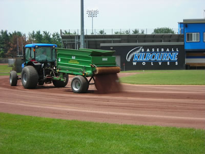 Kilbourne Red Skinned Infield Topdressing by the Mercer-Gorup