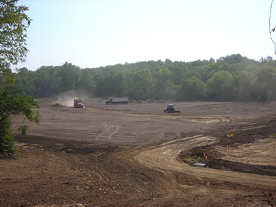 Mason Practice Football Fields - before