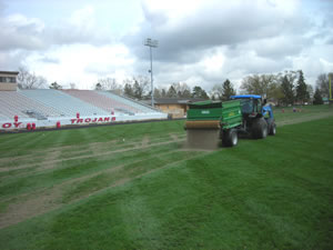 Sand Top Dressing from the Mercer Group, Troy OH